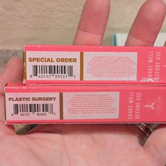 Jeffree Star Velour Liquid Lipstick Bundle – Plastic Surgery & Special Order NIB - Picture 2 of 6